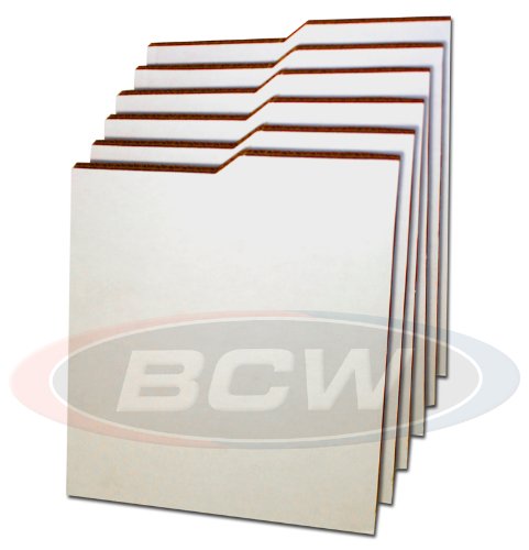 BCW Comic Book Dividers - Corrugated (36 Pack) | Double-Thick Cardboard with Right-Side Tabs | Ideal for Organizing Comic Boxes | Comic Book Storage Dividers for Long and Short Boxes | Easy Labeling