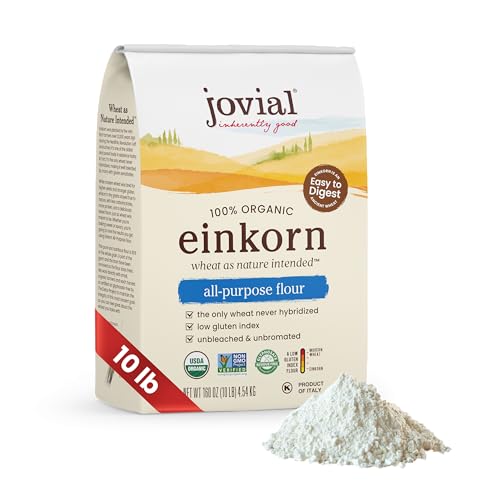 Jovial 100% Organic Einkorn All-Purpose Flour, 10 Pounds