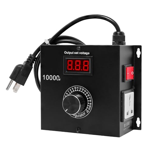 GRDM 10000W SCR AC Variable Speed Controller, Fan and Motor Speed Control 120V-220V AC, 22A, Ideal for Electric Tools, Kettles or Stoves