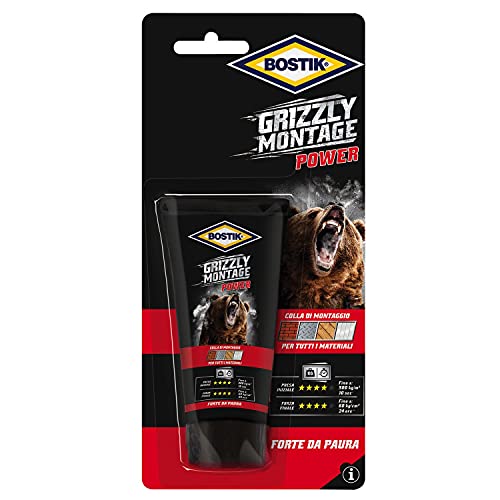 Bostik Grizzly Montage colla di montaggio Blister 100g