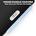 NIUTRENDZ Gradient Blue Silicone Protective Cover for Apple Pencil 2nd Generation, Pencil Case with Detachable Design & Wireless Charging Compatibility