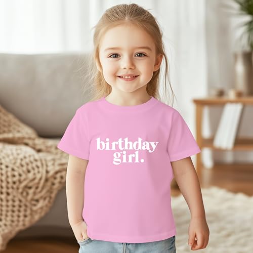 Image of Birthday Girl Shirt Outfit Year Old Kids for Toddler 1st 2nd 3rd 4th 5th 6th 7th