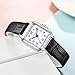 Imagen de VXFAIZY Reloj Cuadrado Delicado para Mujer con NÚMeros ArÁBigos FÁCiles De Leer