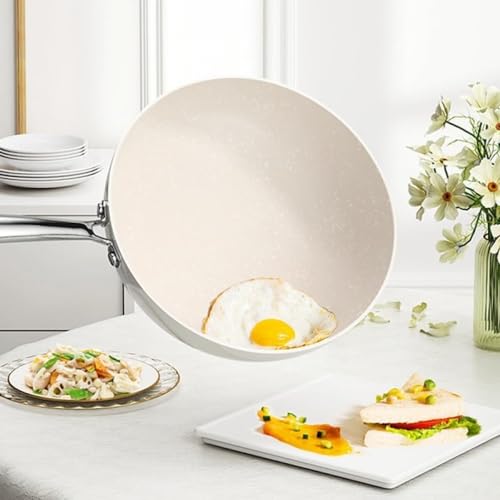 Wok antiadherente Medical Stone 30cm con tapa miniatura 3