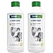 Wessper ökologische entkalker für Kaffeevollautomat 2 x 500ml, Kaffeemaschine, Espressomaschinen - kompatibel mit Delonghi, Senseo, Saeco, Nespresso, Jura, Siemens, Miele uvm.