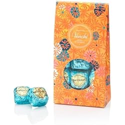 Venchi Chocoviar Stracciatella Chocolate 15-Piece Elegant Gift Box - Milk Chocolate Shell, Creamy Cocoa Nibs and Vanilla Beans Filling & Topped With Chocoviar Micro-pearls - Preservative & Gluten Free