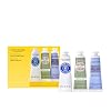LOccitane Hand Cream Classics 3-Piece Gift Set, Moisturizing Skincare Trio, Nourishing Creams for Dry Hands, Nails, and Cuticles, Travel-Sized, Vegan