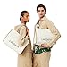 Lacoste Unisex Large Shopping Tote Bag, Natural Tan, One Size