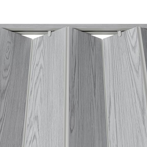 Techni Home Studio Series 32\" W PVC Foldable Accordion Doors, Grey