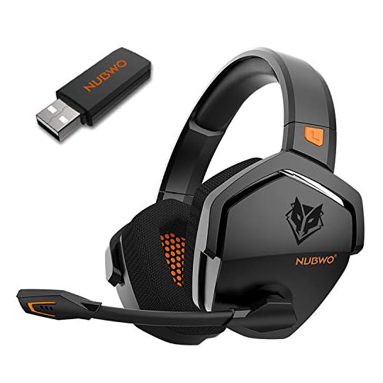 
                            NUBWO G06 Wireless Gaming Headset with Microphone for PS5, PS4, PC, Mac, 3-in-1 Gamer Headphones wit Mic, 2.4GHz Wireless for Playstation Console, Bluetooth Mode for Switch, Wired Mode for Controller
                        