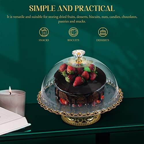 Amazon Nuolux ケーキドーム ケーキスタンド ガラス セラミック 陶器 透明 アンティーク風 蓋付き カバー付き お菓子皿 デザートトレイ かわいい 大きめ 結婚式 果物プレート 収納スタンド グリーン 10インチ ケーキスタンド オンライン通販
