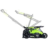 Greenworks 19-Inch 40V Brushless Cordless Lawn Mower, 4.0 AH & 2.0 AH Batteries Included 2500502