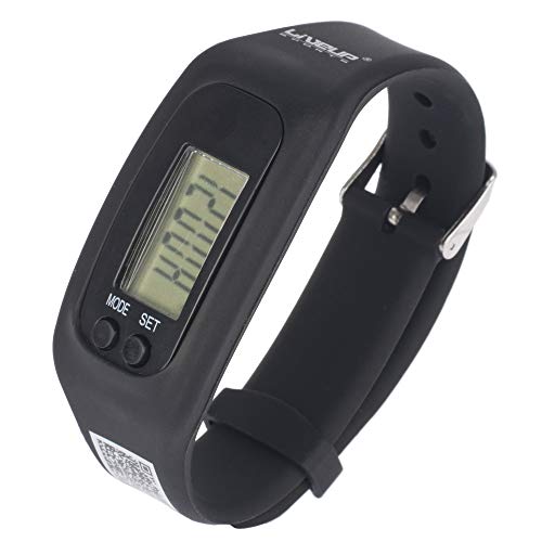 Liveup Sports Relógio Pedômetro, Preto
