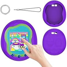 Silicone Case Replacement Compatible with Tamagotchi Uni, Anti-Drop Soft Cover for Tamagotchi Uni Accessories Case with Finger Lanyard Bag Only