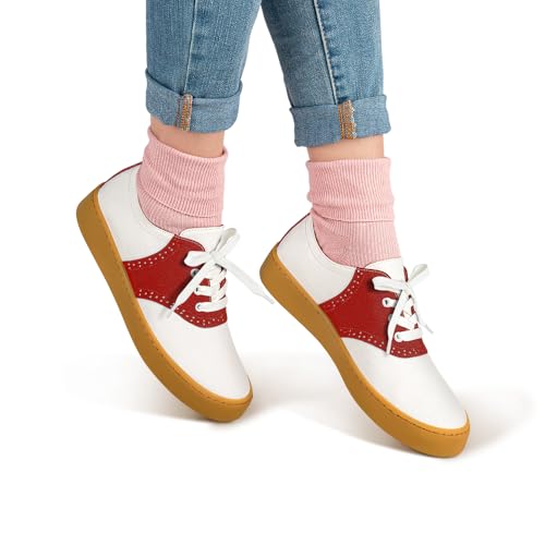 Image of Hot Chocolate Design All-Day Women's Lace-Up Sneakers | Canvas Upper, Cushioned Footbed with Arch Support, Flexible Rubber Outsole, Vegan Construction, Casual Everyday Sneakers