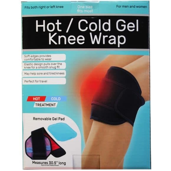 Genouillère en gel chaud et froid pour récupérer après le sport à la maison