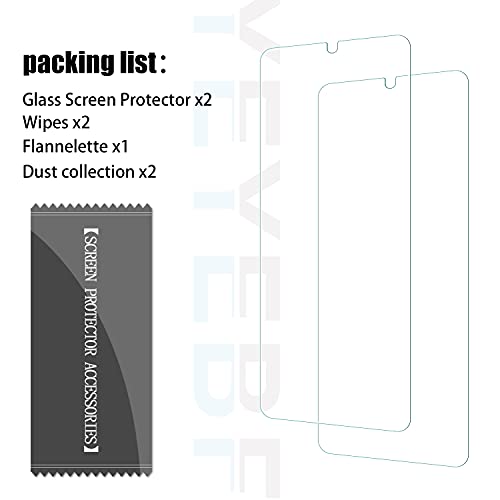 Yeyebf Galaxy A32 5G Hd Clear Tempered Glass Screen Protector, [2 Pack] [3D Glass] [Bubble-Free] [Anti-Glare] Screen Protector Glass For Samsung Galaxy A32 5G #TOP7