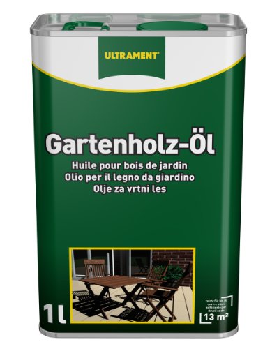 Preisvergleich Produktbild Ultrament Gartenholz-Öl, Holzschutzöl, 1 Liter