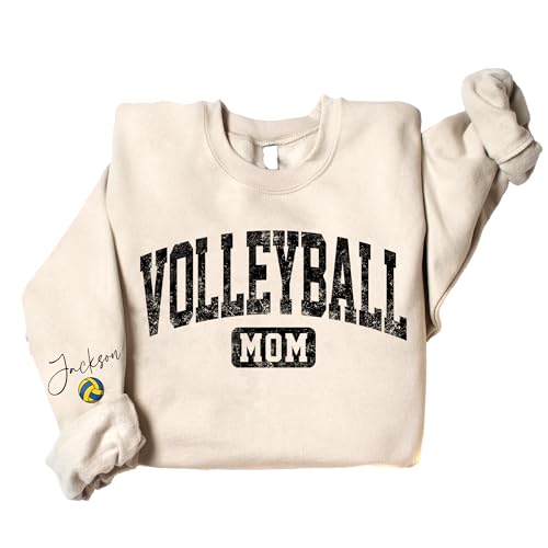 Custom Sport Mom Sweatshirt with Kids Names and Jersey Number, Personalized Sports Mama Shirt for Women, Sport Mom