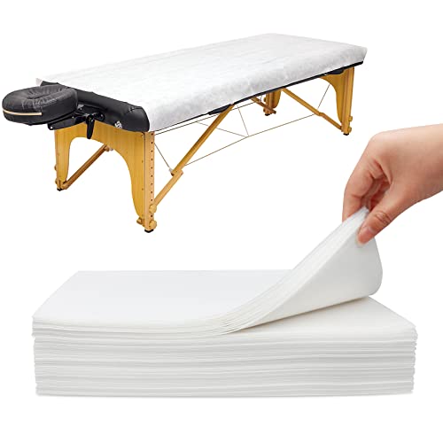 xiaozhifu 20 lenzuola usa e getta lenzuola monouso in tessuto non tessuto 80 x 180 cm, monouso per salone di bellezza SPA