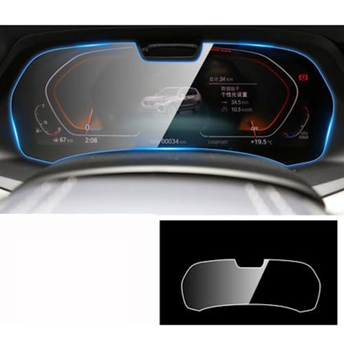 Film de protection en verre trempé haute clarté pour écran LCD de tableau de bord BMW X5 X6 G05