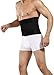 Healthcom Mens Waist Trimmer Lumbar Support Belt Back Brace Support Belt Waist Trainer Postpartum Recoery Body Shaper Sweat Belt Band Weight Loss Slimming Belt Sports Girdles for Women Men Black