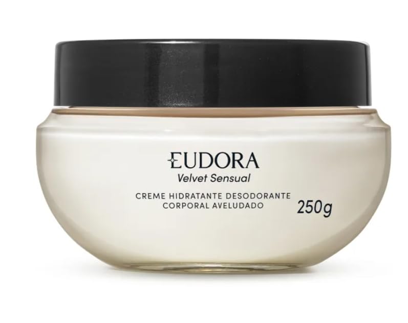 EUDORA CREME DESODORANTE HIDRATANTE CORPO AVELU VELVET SENSUAL 250G