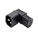 IEC Stecker C14 auf Cablecc nach Oben gerichtet, rechtwinklig, 90 Grad IEC Buchse C13 Power Extension Adapter