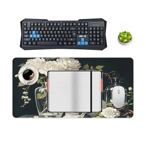 Desk Pad Protector 24x12 Inch Extended Mouse Mat miniatura 4
