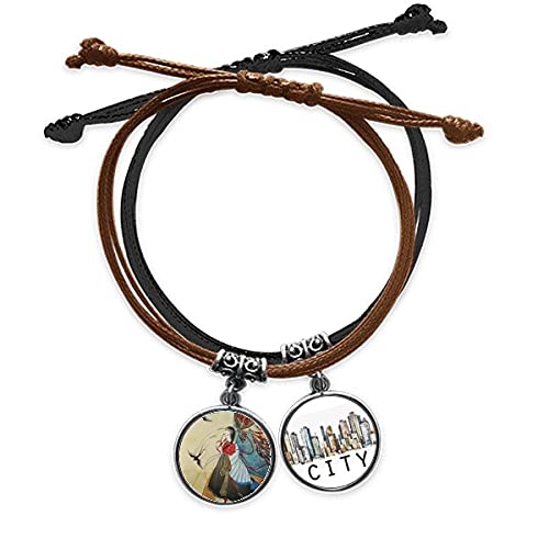 Bracelet corde main hirondelles chinois pour un look bohème chic au quotidien