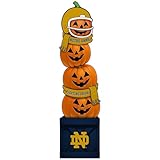 Fan Creations NCAA Notre Dame Fighting Irish 46-Inch Pumpkin Stacked Leaner with Helmet