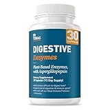 Dr. Tobias Digestive Enzymes Digestion Supplement with 18 Enzymes for Digestion and Gut Health | Includes Amylase Bromelain Lipase Lactase Protease Papain & More (30 Capsules 15 Servings)