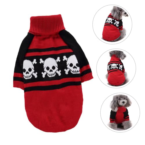 Disfraz Halloween para perro Yardwe XL calavera miniatura 5