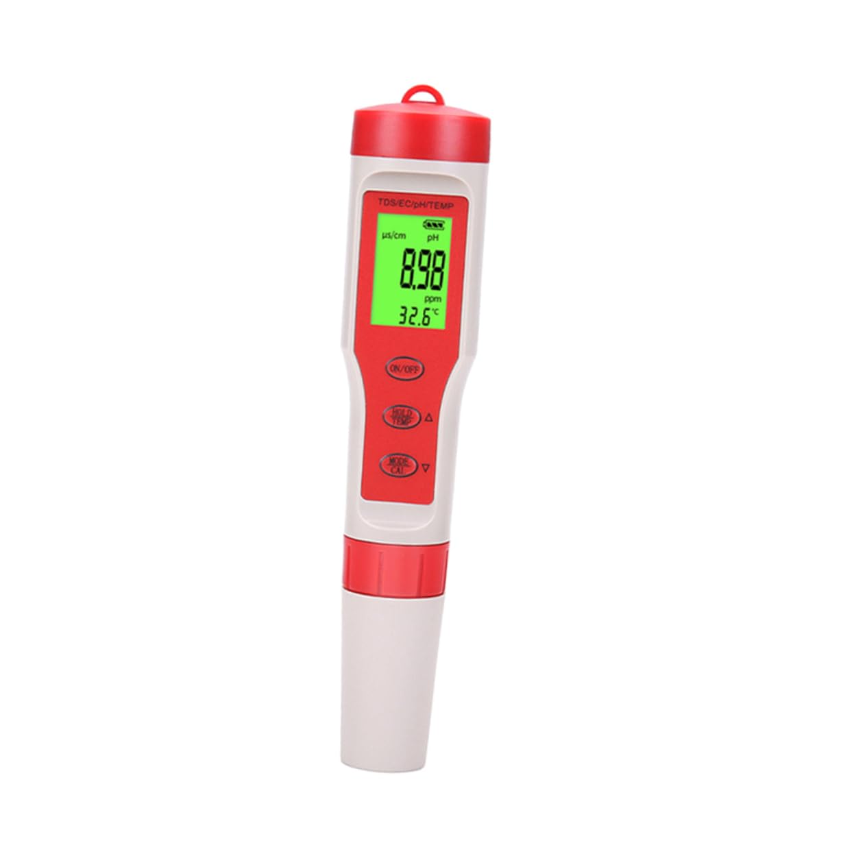 Ciieeo Tester Digitale Misuratore Ph Multifunzionale con Alta Precisione per Potabile Acquari e Facile da Usare e Leggere Misura