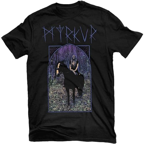 MEIHUANG MYRKUR Juniper Mens Camiseta New! Relapse Records TS4567, Negro , XXL