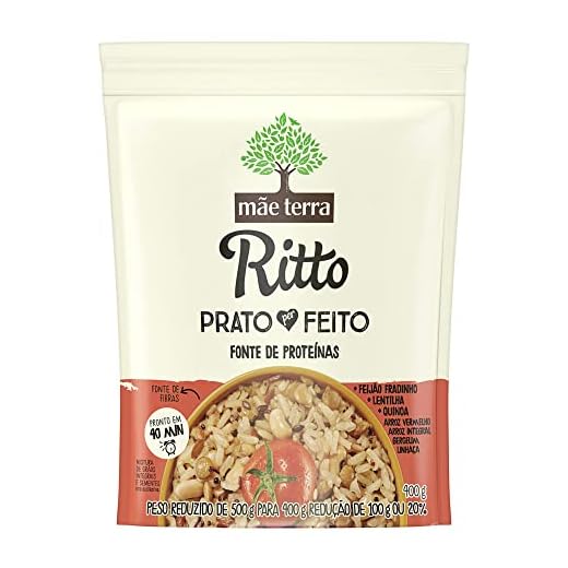 Ritto Mãe Terra Arroz Prato Feito 400G