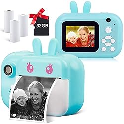 MINIBEAR Instant Camera for Kids Digital Camera for Girls Toddler Camera with Print Paper, 40MP Kids Video Camera Child… MINIBEAR Instant Camera for Kids Digital Camera for Girls Toddler Camera with Print Paper, 40MP Kids Video Camera Child…