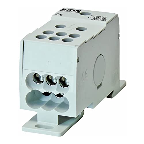 Pince Block 1 broches Eaton 102704 avec sortie 6 pinces en aluminium 160A