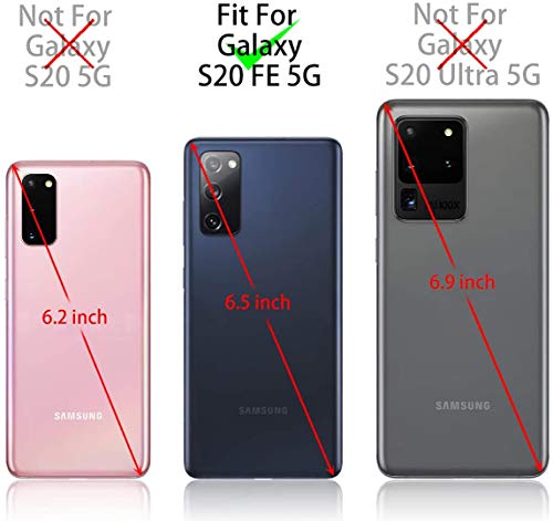 Jeylly For Galaxy S20 Fe Case, Marble Full Body Flexible Tpu Bumper Hard Plastic Heavy Duty Shockproof Protective Phone Case For Women Girls, For Samsung Galaxy S20 Fe 5G, Light Green #TOP1