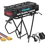 e bike 500 watt La batteria ricaricabile per bicicletta con portapacchi posteriore è molto facile da montare e si adatta alle ruote da 24'' 26'' 28''. /Impermeabile IP65 e solida custodia in alluminio, molto più resistente della normale custodia in plastica.//Lock con chiavi blocca saldamente il supporto sul telaio della bicicletta, antifurto per proteggervi dalla batteria persa .// Ogni cella ha il proprio fusibile per la massima sicurezza.