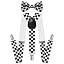 Checkered (White-black)