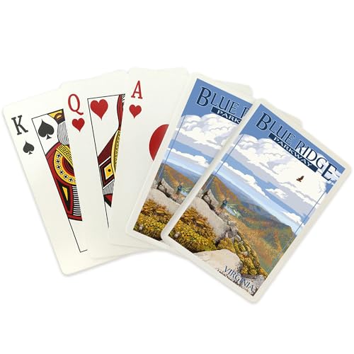 Baraja de 52 cartas Poker Blue Ridge Parkway Virginia miniatura 2
