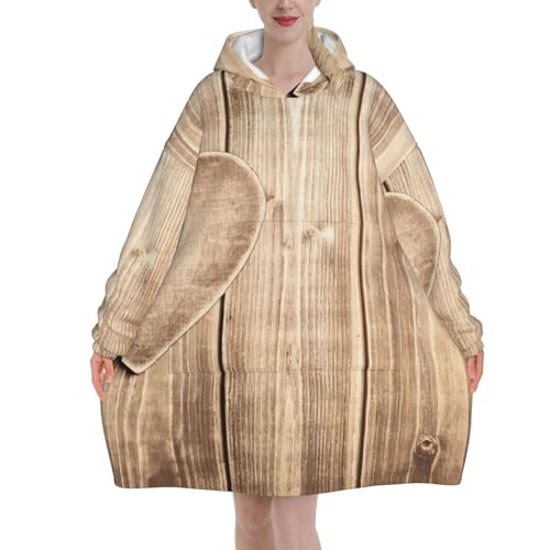 Couverture à capuche portable en flanelle premium EdWal avec imprimé artistique