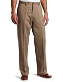 Docker's Men's Comfort Khaki D3 Classic Fit Flat Front Pant