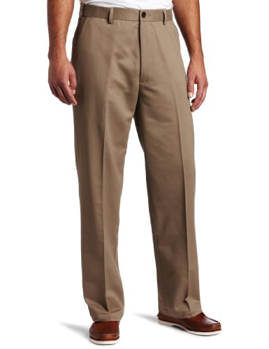 Docker's Men's Comfort Khaki D3 Classic Fit Flat Front Pant