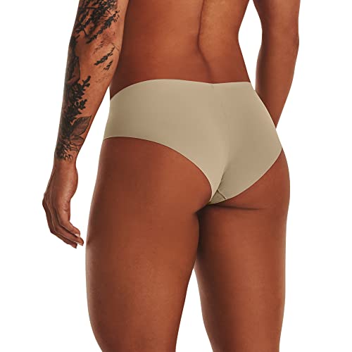 Image of Under Armour Women's Deprecated-3-pack Pure Stretch No Show Hipster Underwear, All-day Comfort Fit & Ultra-soft