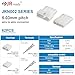 JRready ST6417 Standard.093 Pin and Socket Power Connectors 4 Circuits (6 Matched Sets),14-20 AWG，Compatible with Molex Standard.093 4 Pin Male& Female Connector, 5.03 mm Pitch, Free Hanging