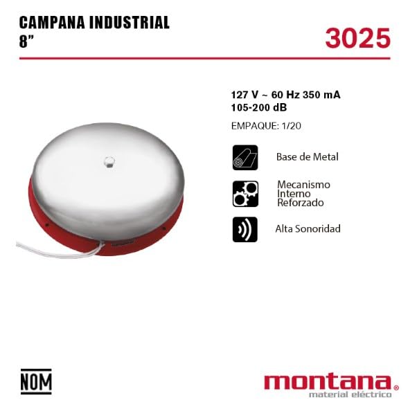 Timbre de campana industrial 17 Imagen adicional