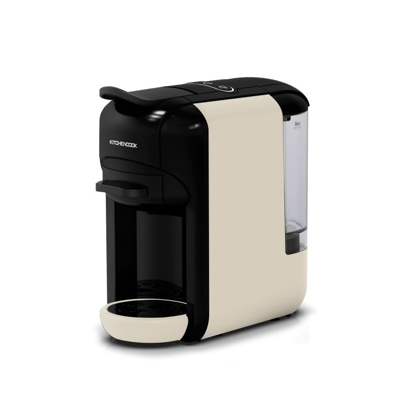 Cafetera de café y café molido, color beige Kitchencook