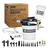 EWK 23-Piece Pneumatic Brake Bleeder Kit, 2L Vacuum Brake Bleeder Pump & 1L Fluid Refilling Bottle, One-Person...